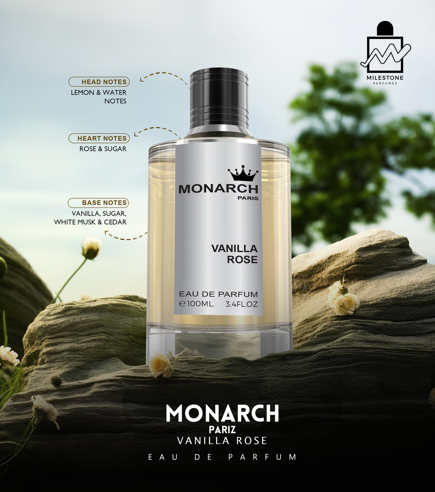 Vanilla Rose (Unisex) - 100ML