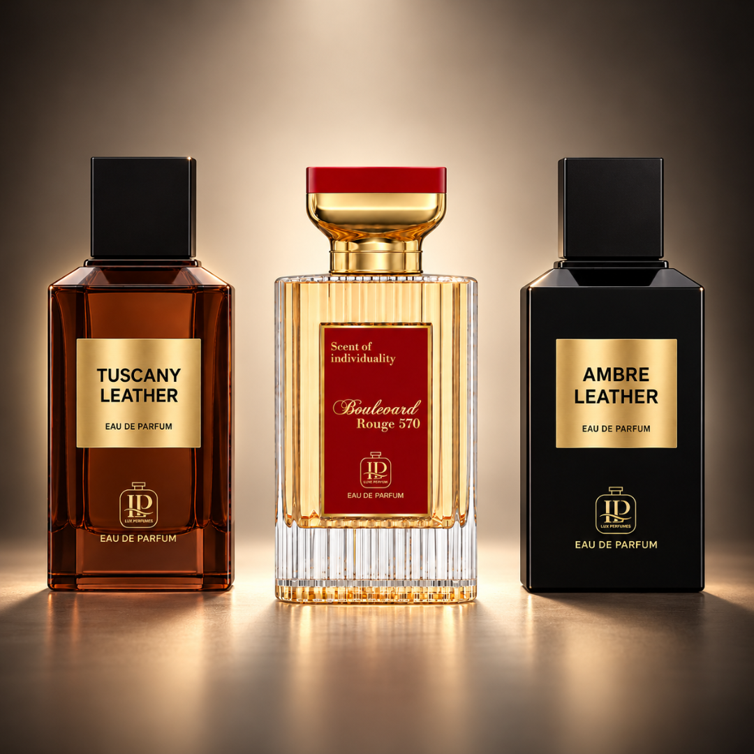 LUK Trio Box with Tuscany Leather, Boulevard Rouge 570 and Ambre Leather