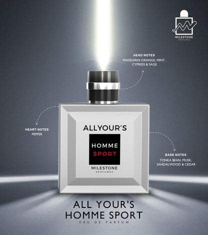 All Your'S Homme Sport (Men) - 100ML