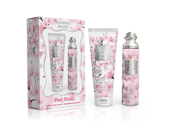 Flowers Secret Gift Set - Pink Petals