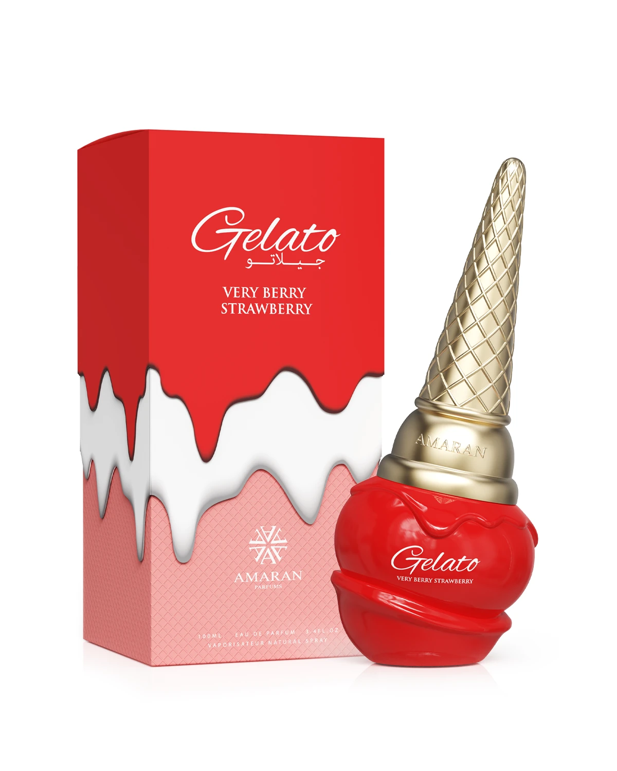 Gelato Very Berry Strawberry By Amaran 100 ML