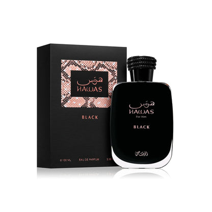 Hawas black for him by Rasasi- 100ml