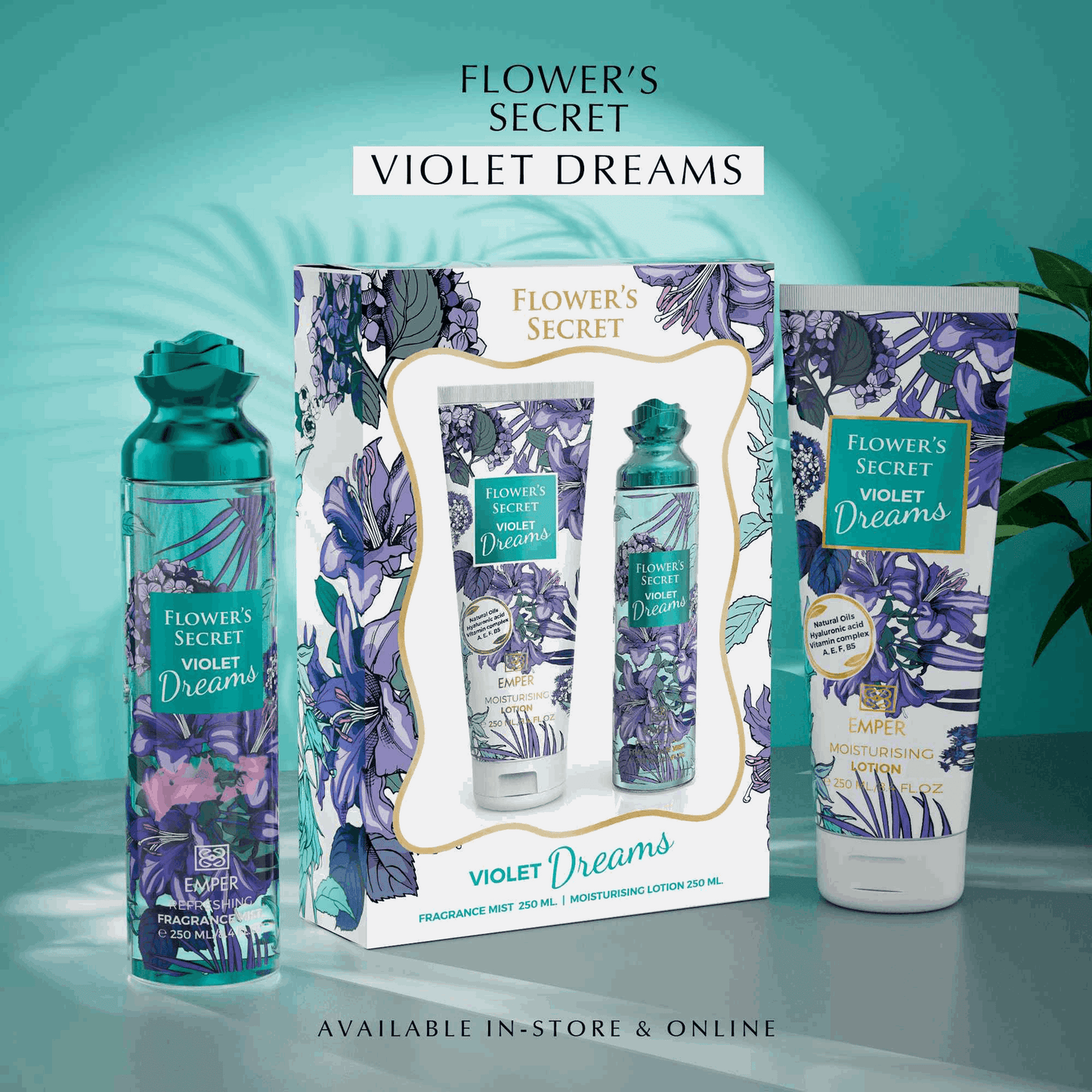 Flowers Secret Gift Set - Violet Dreams