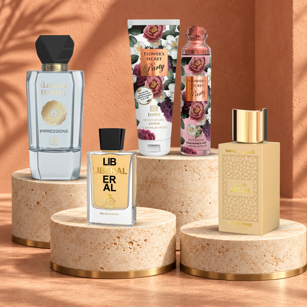 Luxe Four Box: Mizan Harvest, Hamsa Impressions, Party Set & Liberal