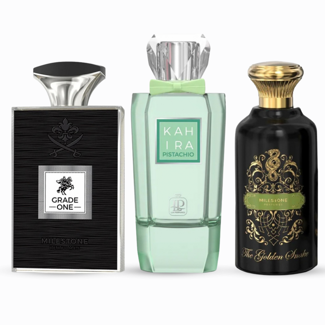 Bold Trio Box: Grade One, Kahira Pistachio & The Golden Snake