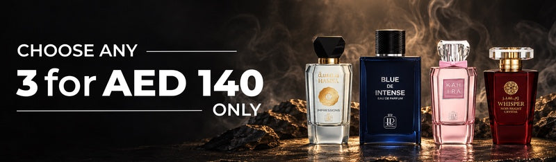 Choose any 3 LUK perfumes for AED 140